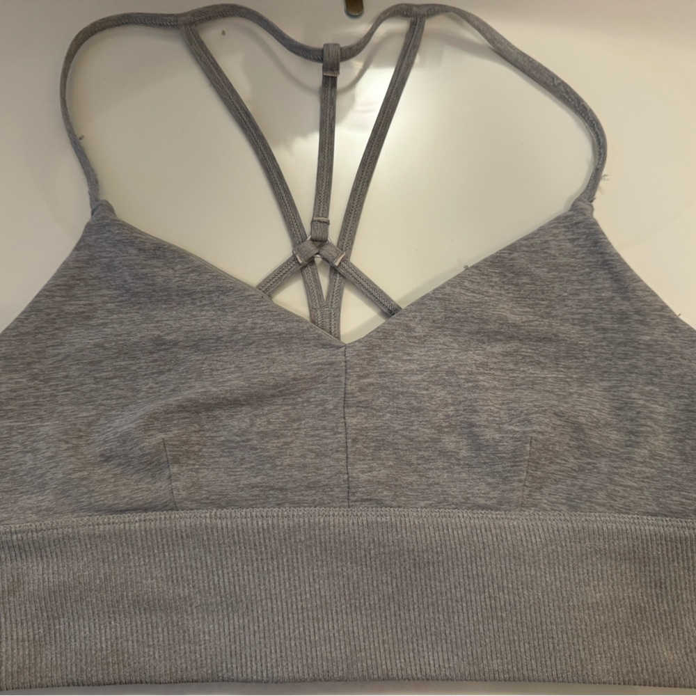 Set of 2 Alo sports bras (Light and Dark grey) Size L